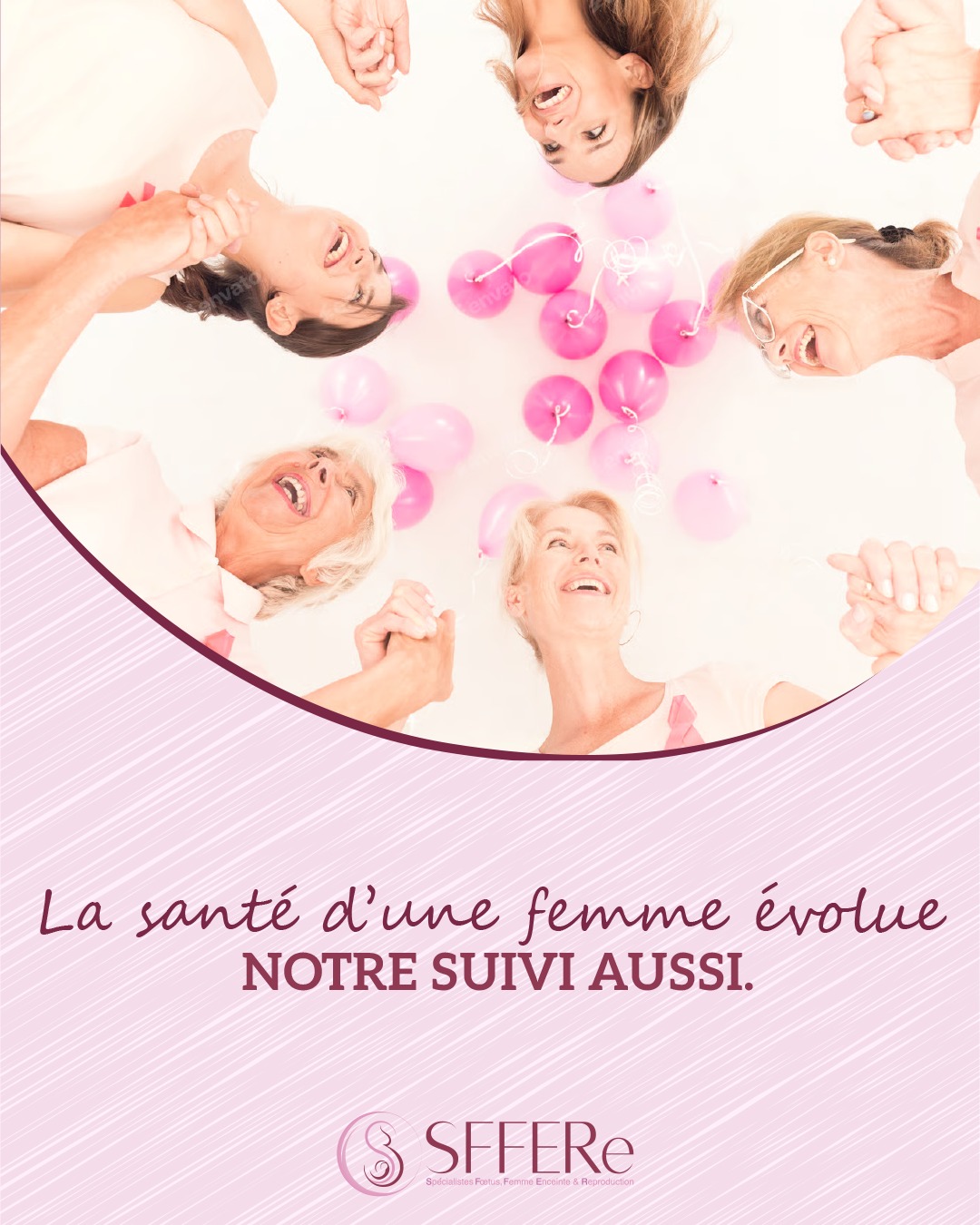 La santé d'une femme évolue